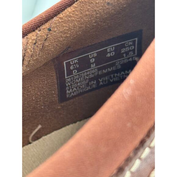 Clarks Ashland Joy Dark tan brown Leather Women's size 9 M Shoes Ultimate - Picture 10 of 11